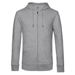 Unisex Bio Kapuzen-Sweatjacke 80/20