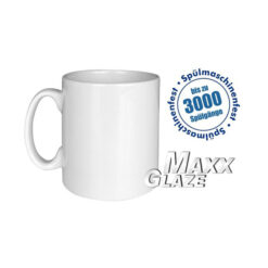 Tasse weiß glänzend